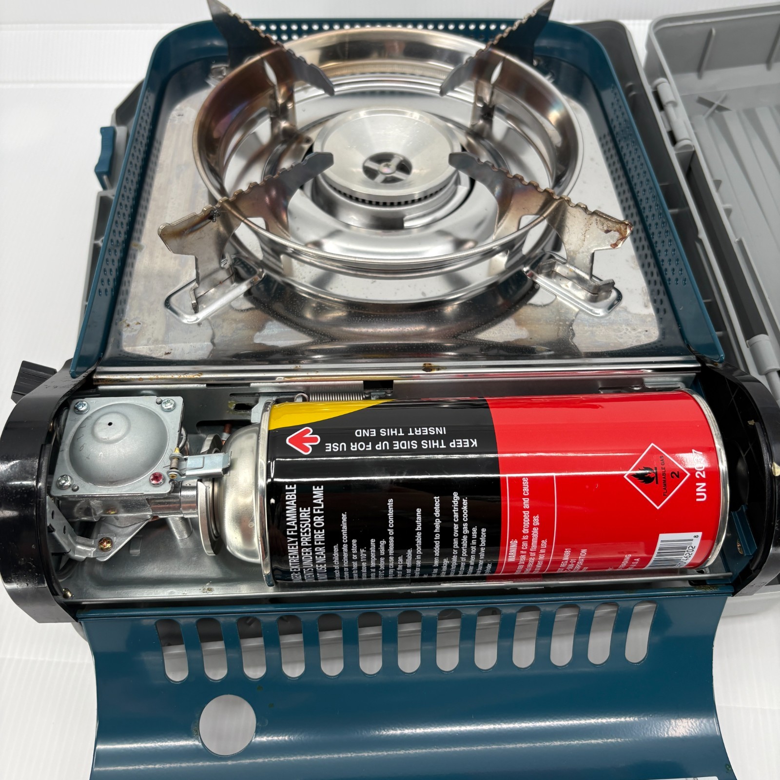 Eureka SPRK+ Camp Stove Portable Butane Gas Camping Stove w/ Carry Case 2572201