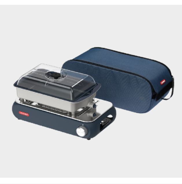 KOVEA Guibada CERAMIC 3WAY All-in-one Multi Stove Grill & Carry Bag / Navy