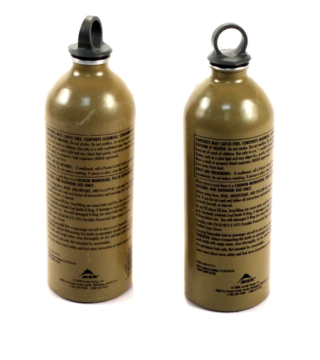 MSR 591mL/20 fl. oz. Fuel Bottles (lot of 2) USED