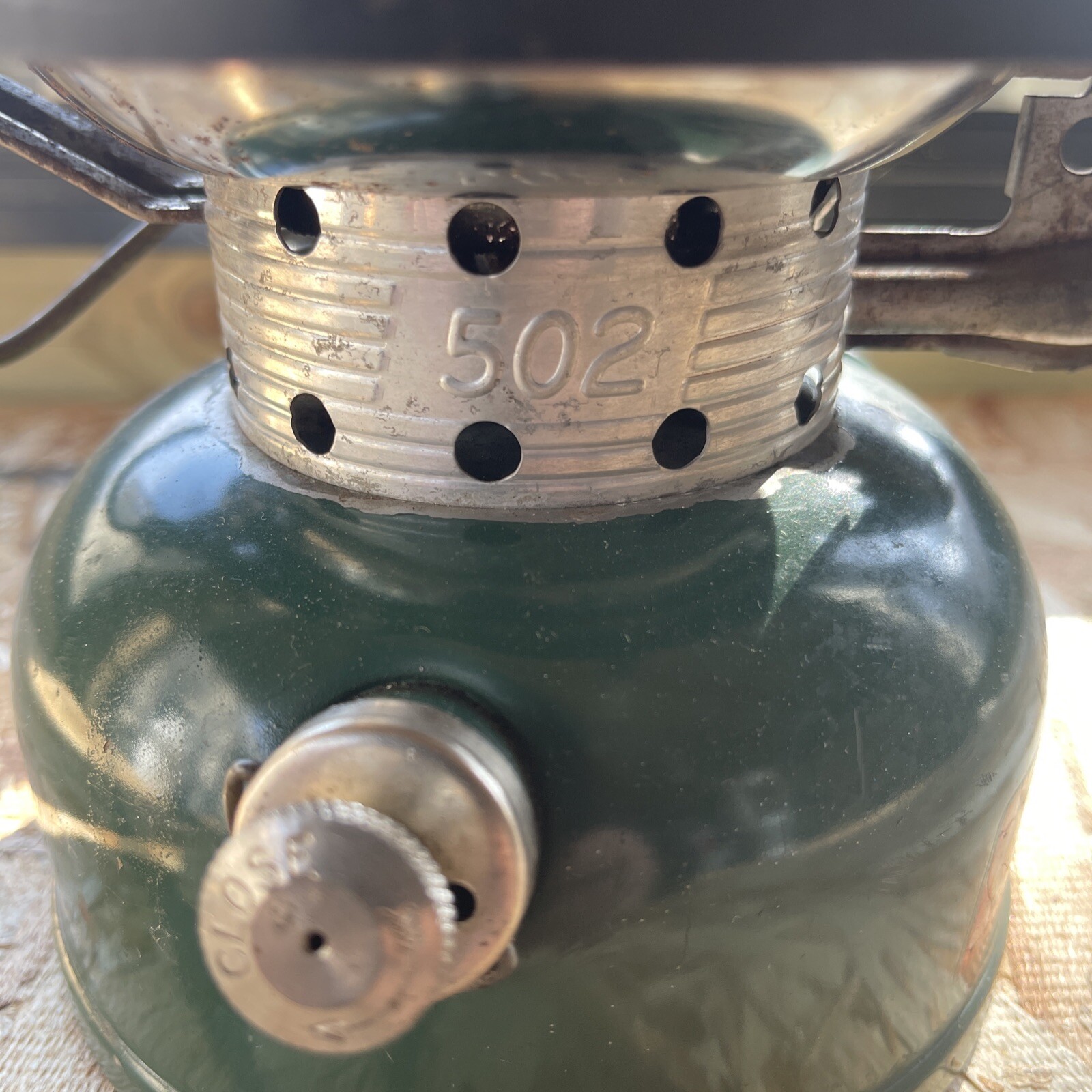 Vintage Coleman Sportster Camp Stove #502-700 8/63 Heater Top Cover “Wow Works”