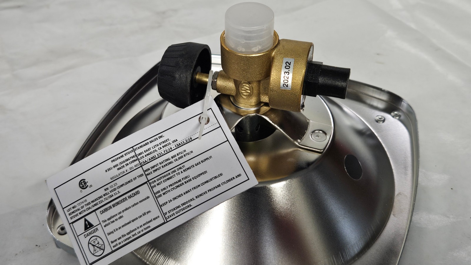 Ozark Trail Single Burner Backpacking Propane Stove ~ New Open Box