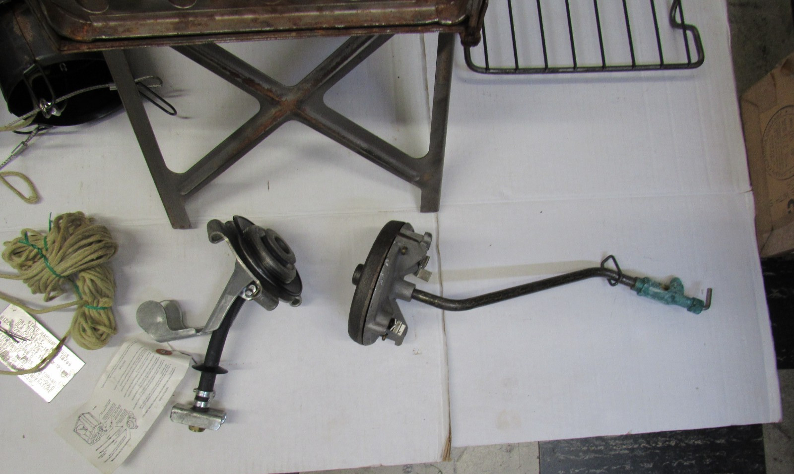 US M1950 Yukon Tent Stove Complete State Machine Products 1983 Dated RUSTY