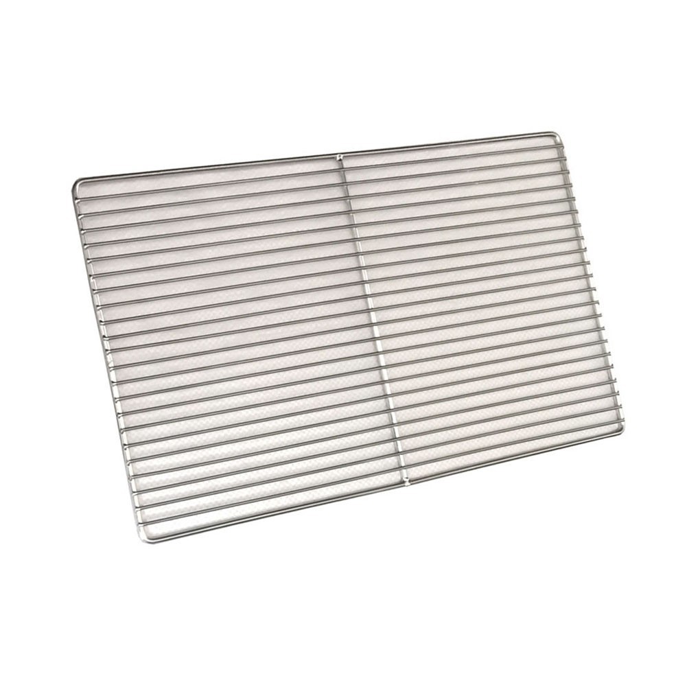 Stainless Steel Grill Tray 20x40cm Heat Resistant BBQ Grid for Camping