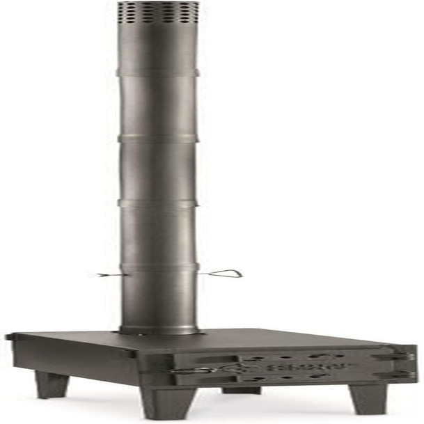 Portable Outdoor Wood Burning Stove with Chimney for Cooking & Camping