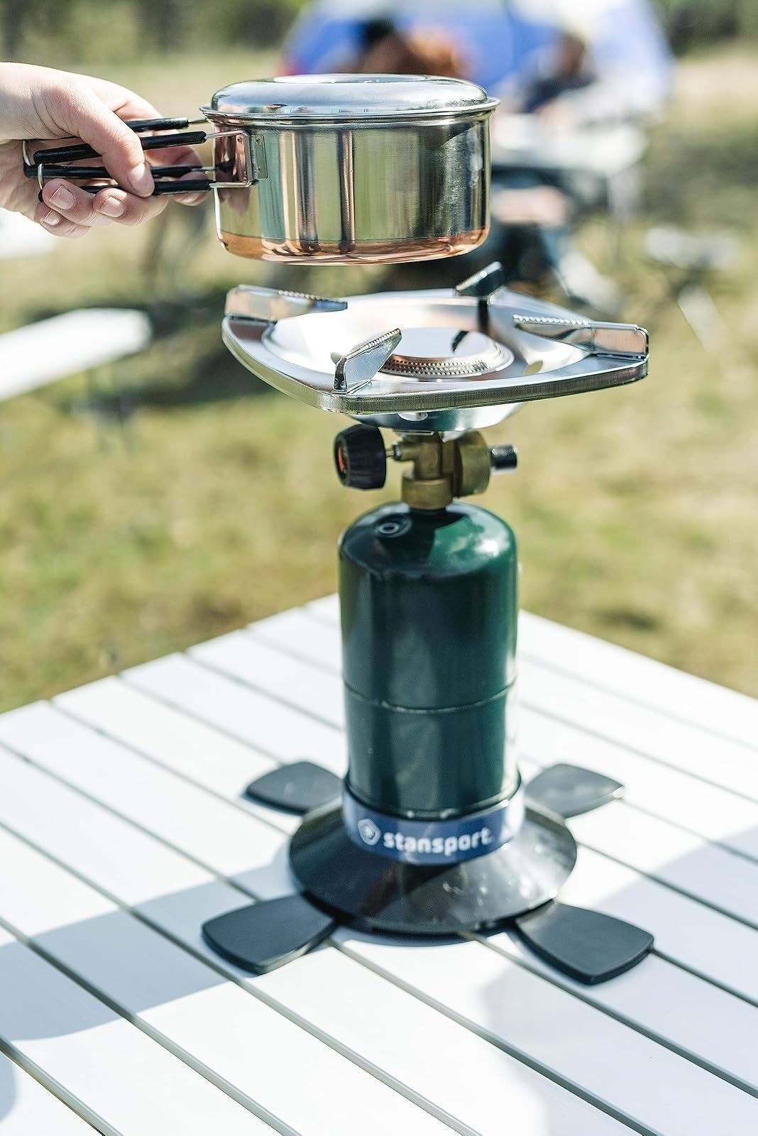 Stansport Single Burner Portable Camping Stove – 10000 BTU