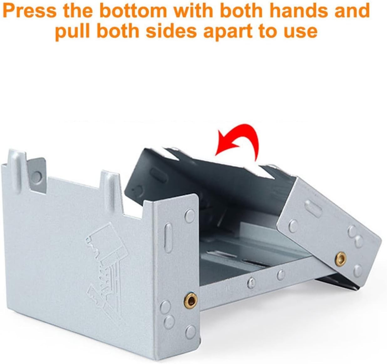 Multifunctional Pocket Stove 3.74″l x 2.95″w – Perfect for Travelers and Campers