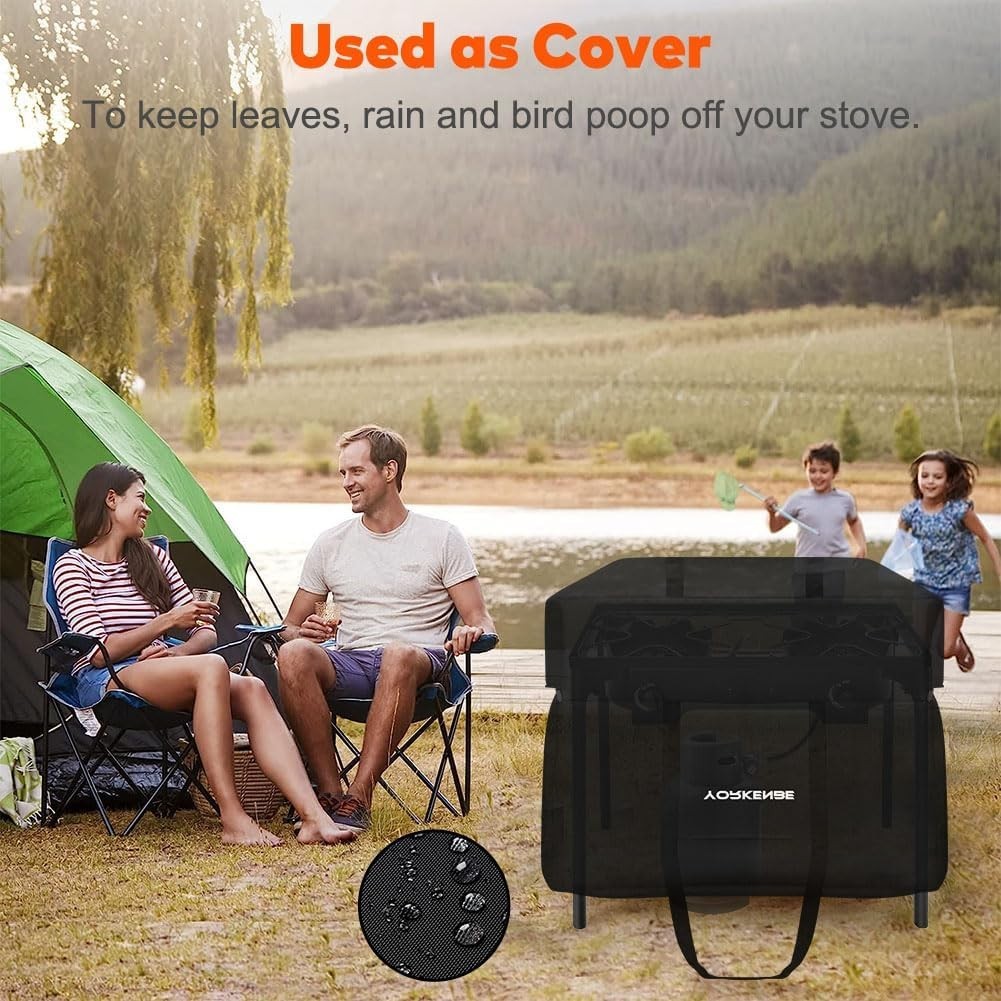 Heavy Duty Camping Stove Carry Case Bag for Camp Chef 2-Burner Stoves Waterproof