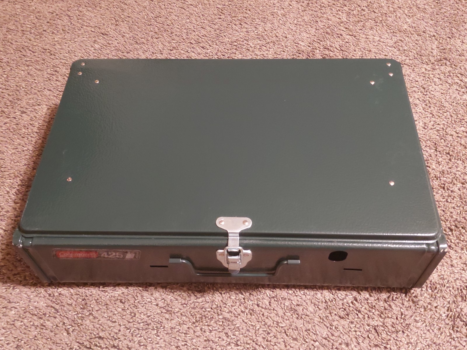 Vintage Coleman Two Burner Gas Camp Stove #425F499T Brand New Exceptional