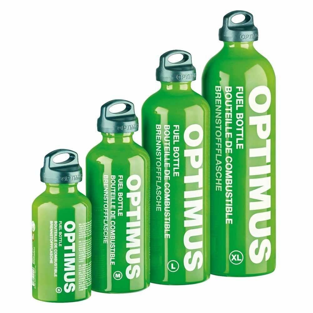 OPTIMUS FUEL BOTTLE Liquid Fuels Stove Size .4L .6L 1L 1.5L Child Safety Cap