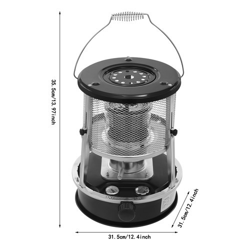 9000 BTU Portable Kerosene Heater 15 Hour Burn Camping Outdoor Indoor Emergency