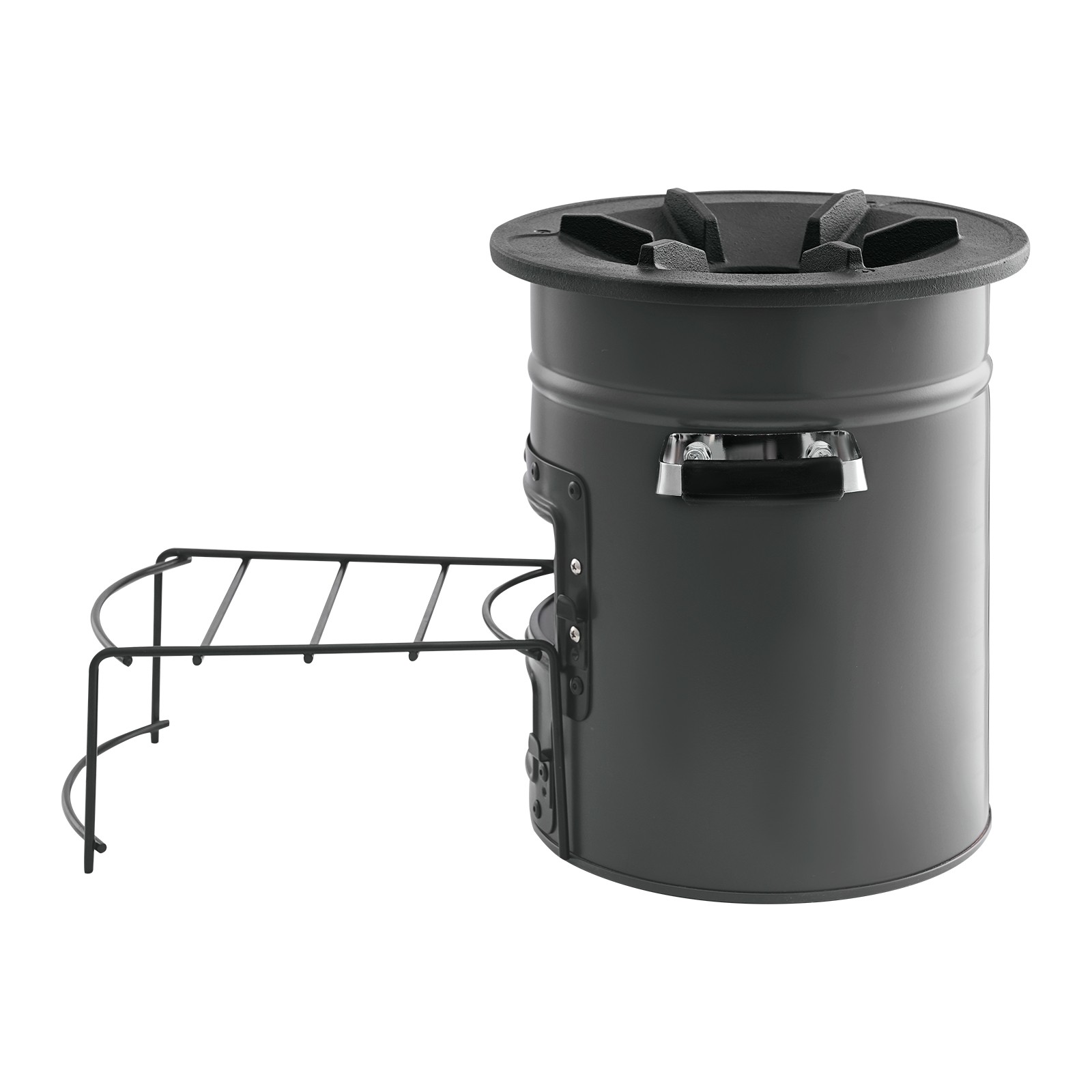 VEVOR Camping Rocket Stove Wood Burning Portable Rocket Stove with Double Door