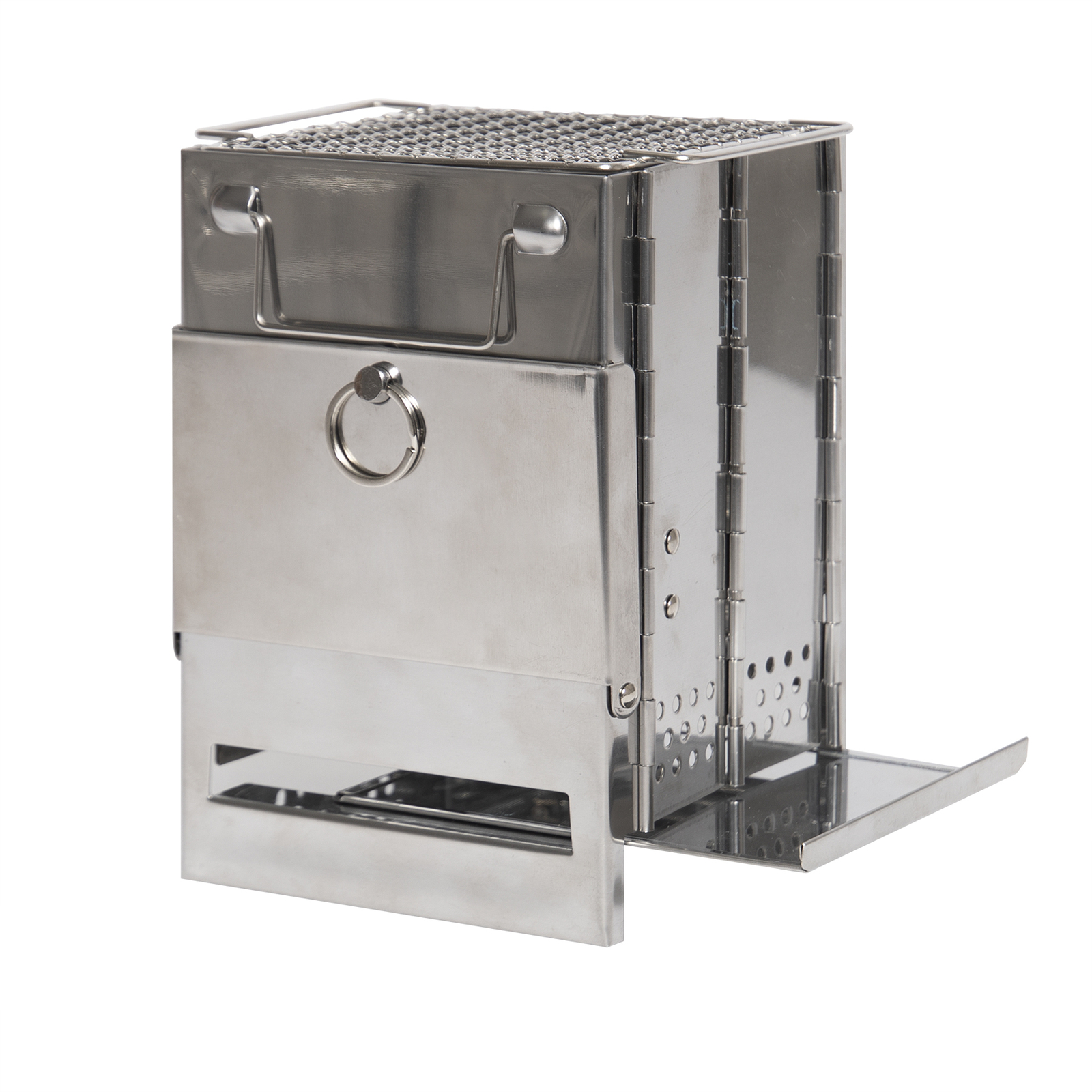 Stainless Steel Portable Camping Stove With Carry Case – Folding Camp Stove Top