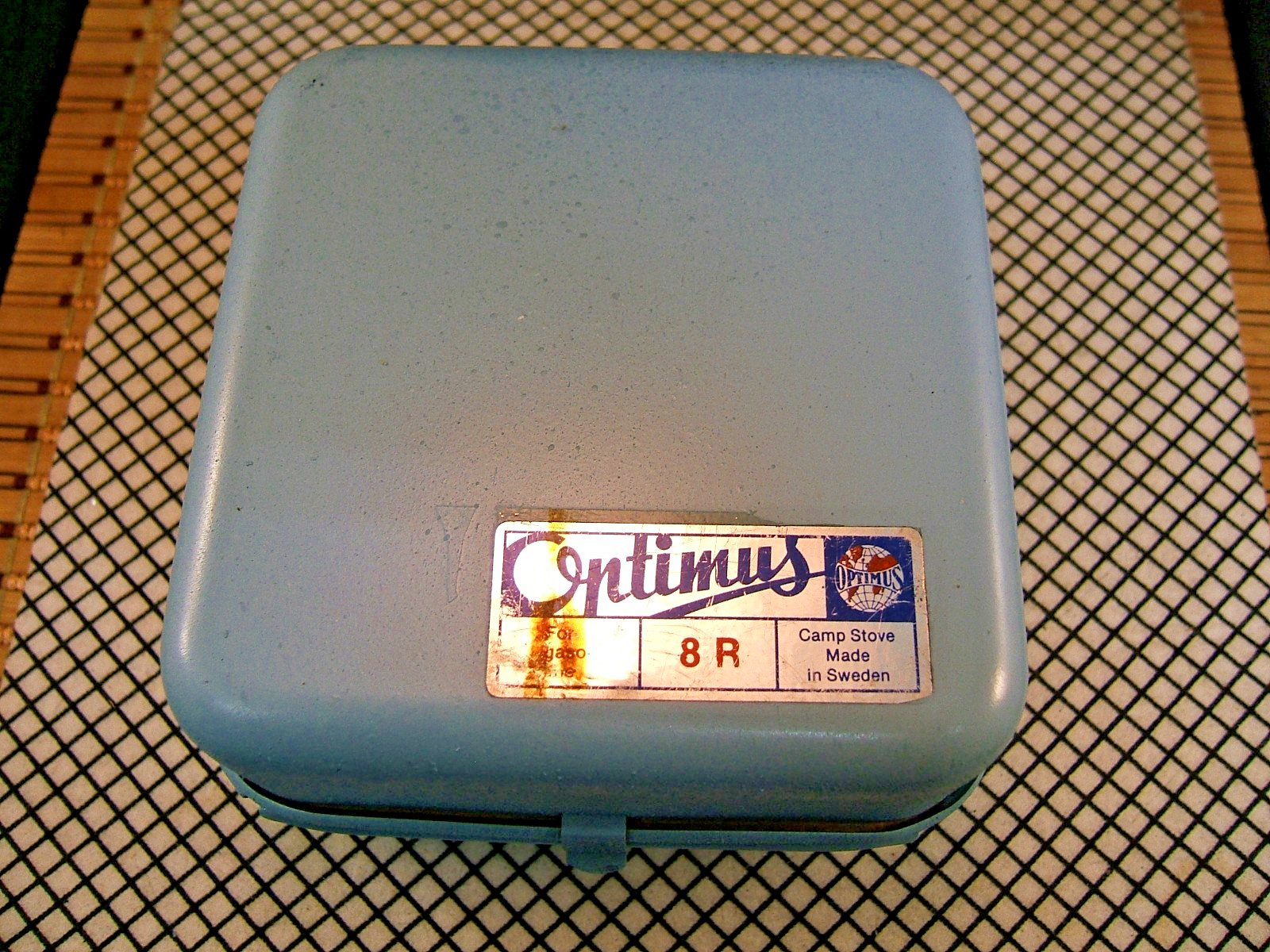 OPTIMUS 8R SWEDEN MADE GASOLINE FUELED SINGLE BURNER BACKPACKING CAMP COOK STOVE