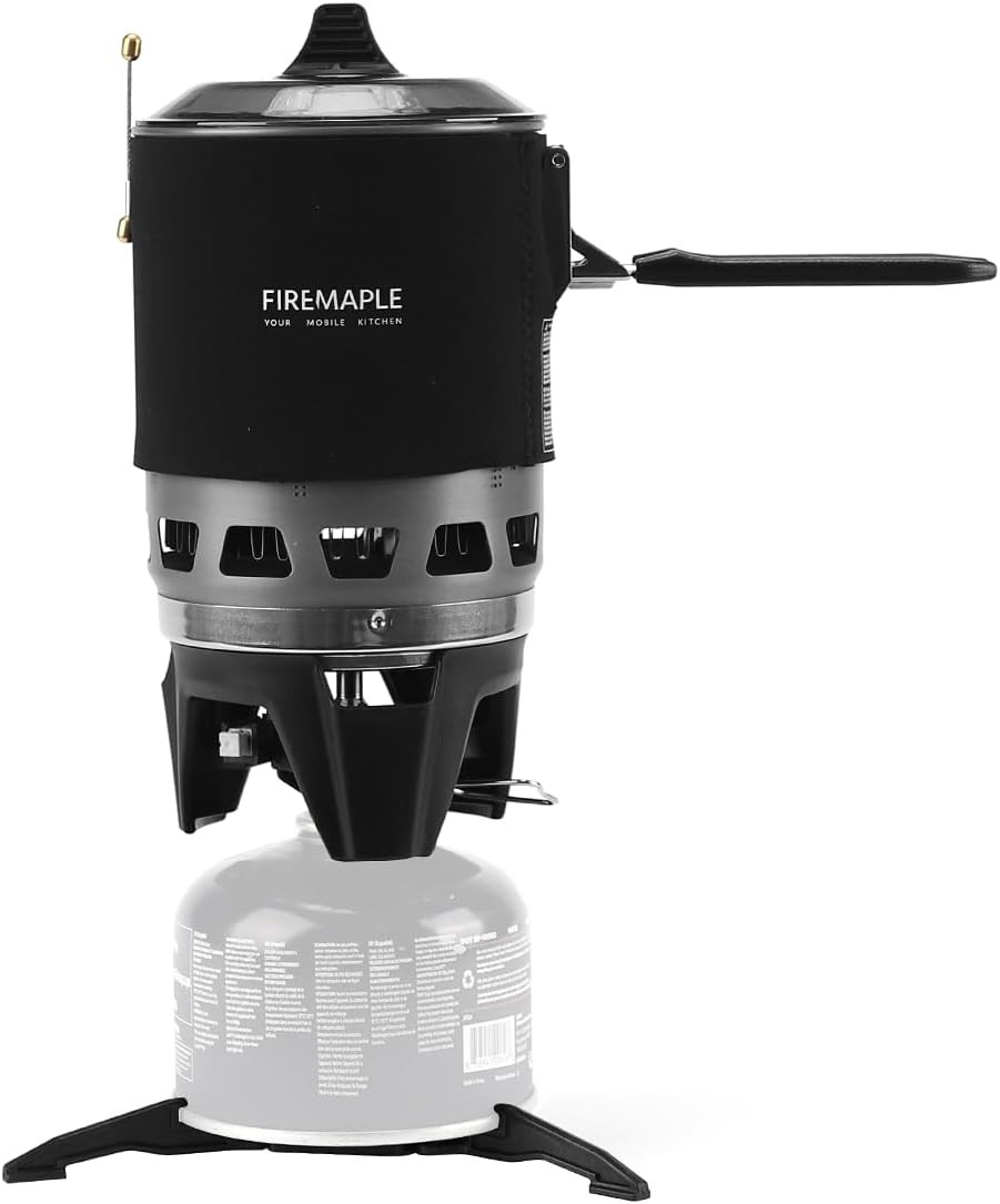 “Fixed Star 3” Personal Cooking System | Pot/Jet Burner Stove System with Electr