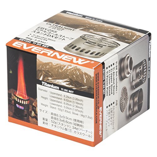 EVERNEW EBY255 Titanium alcohol stove stand DX set 89862 JAPAN IMPORT