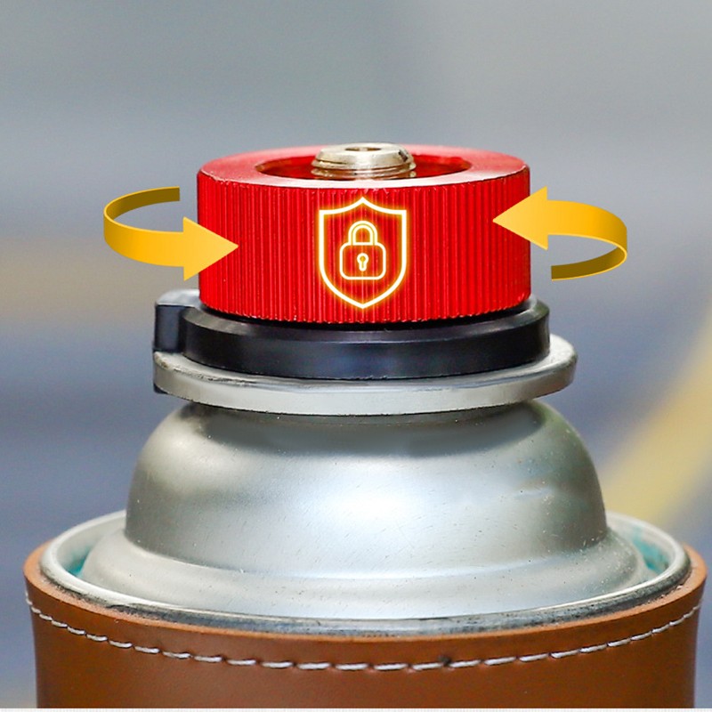 Camping Stove Metal Butane Gas Adapter Convert Fuel Canister Tank Converter