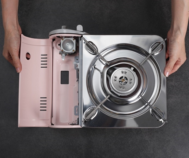 Suntouch Mini Portable Butane Gas Stove Burner Outdoor Pink / Express