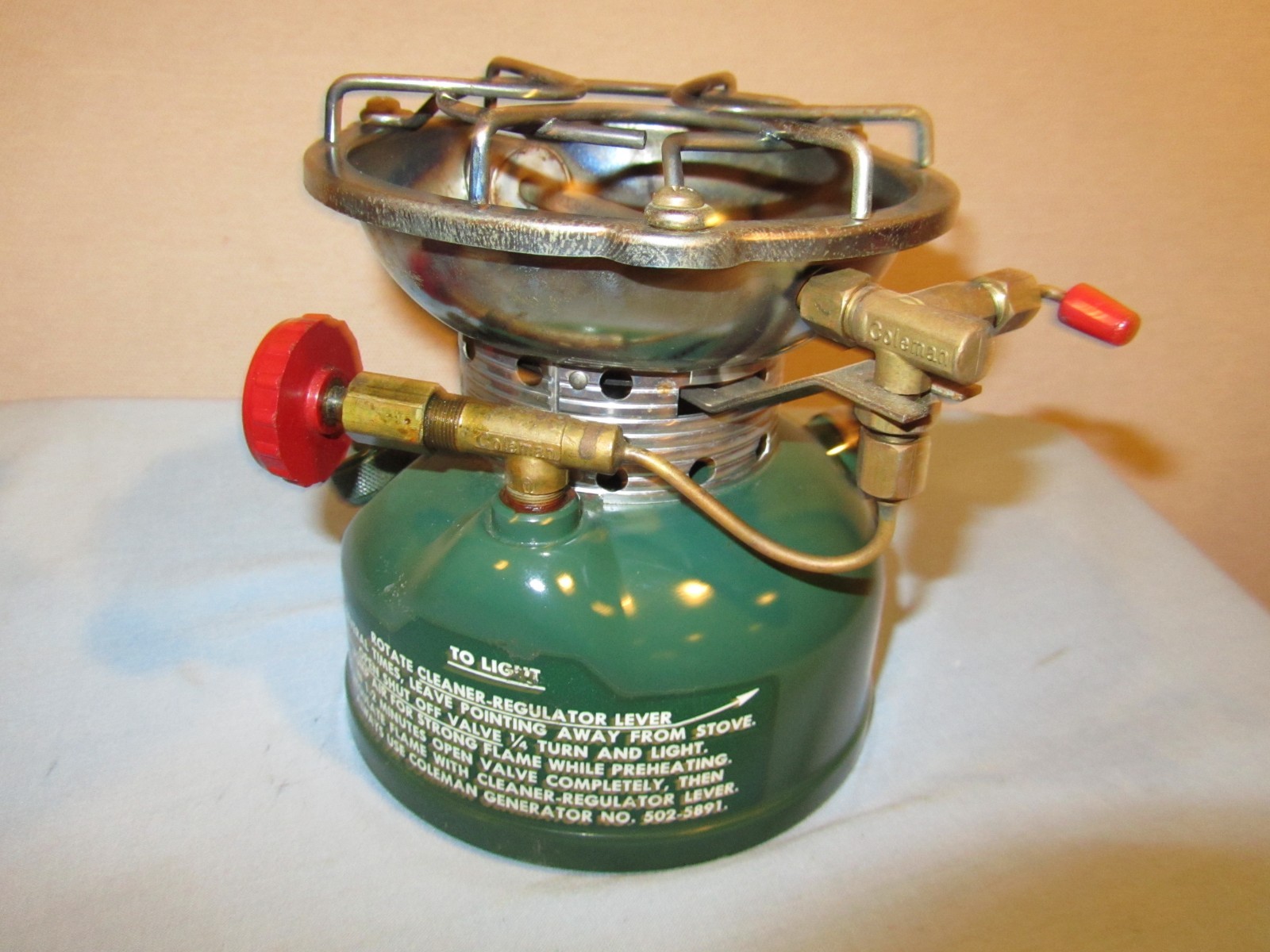 Vintage Coleman 502 Single Burner Dated 10/63