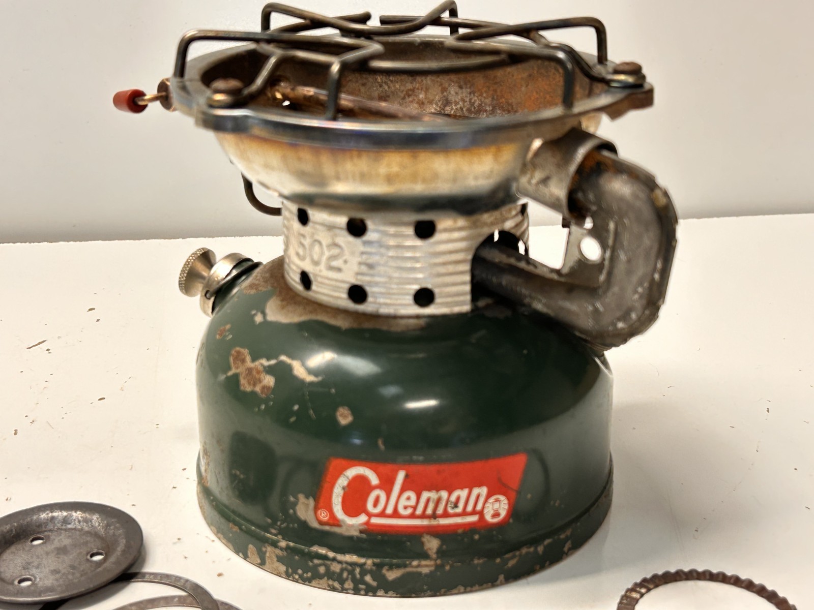 1962 Coleman Model 501 502 Sportster Camping Stove -For Restoration or Parts