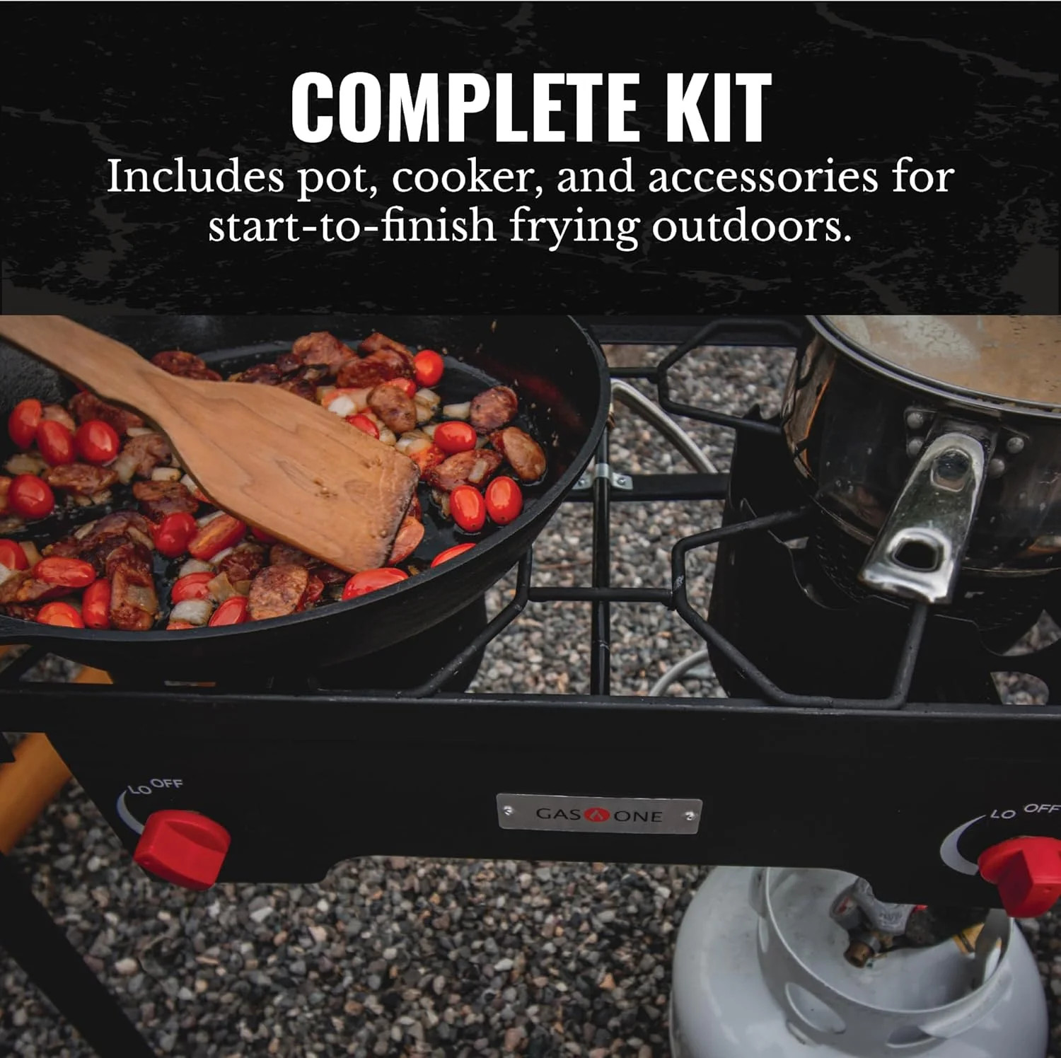 Gas One Propane Double Burner Two Burner Camp Stove Outdoor High Pressure Propan