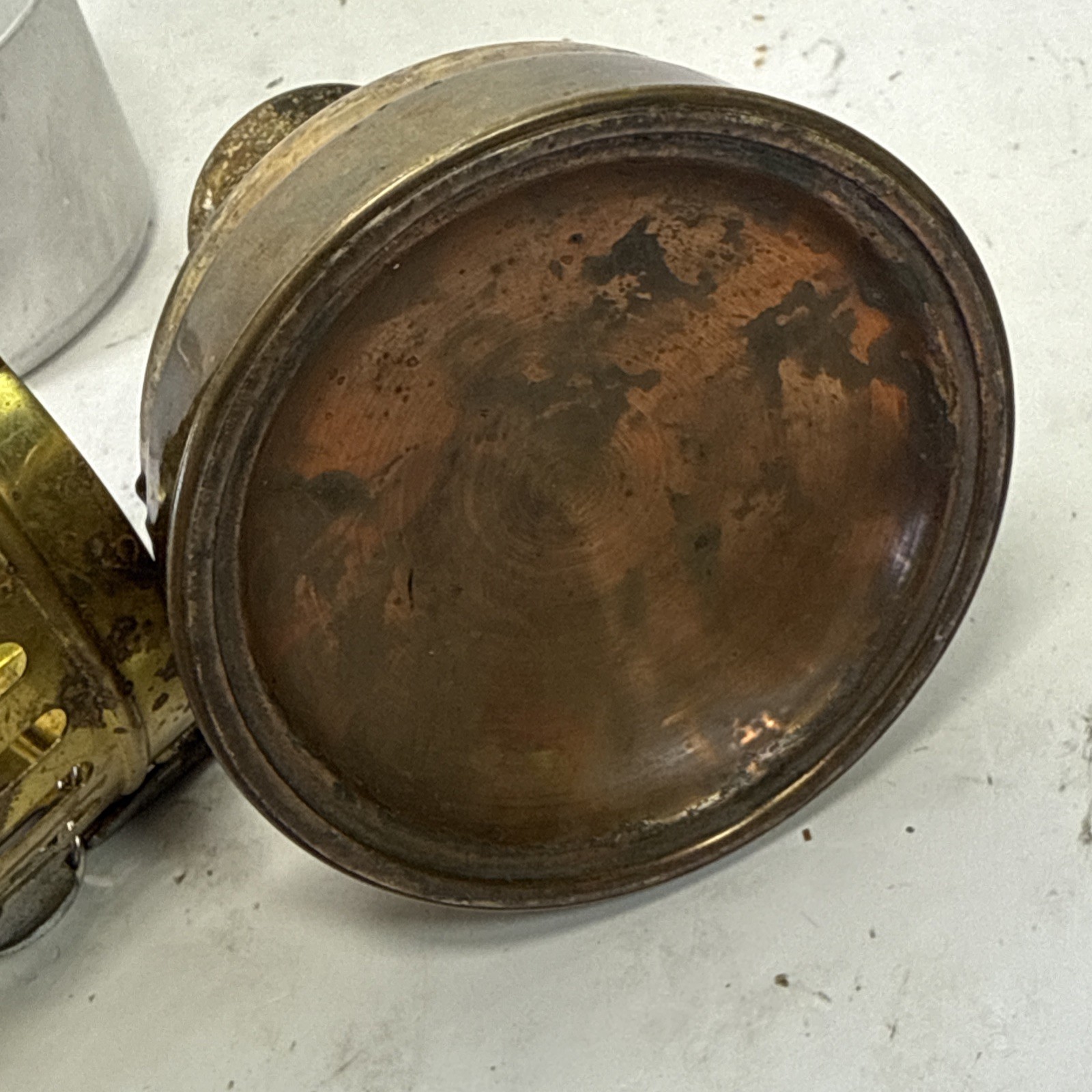 Vintage SVEA Optimus 123 Portable Brass Gas Stove W/ Key & Lid Sweden (AS-IS)