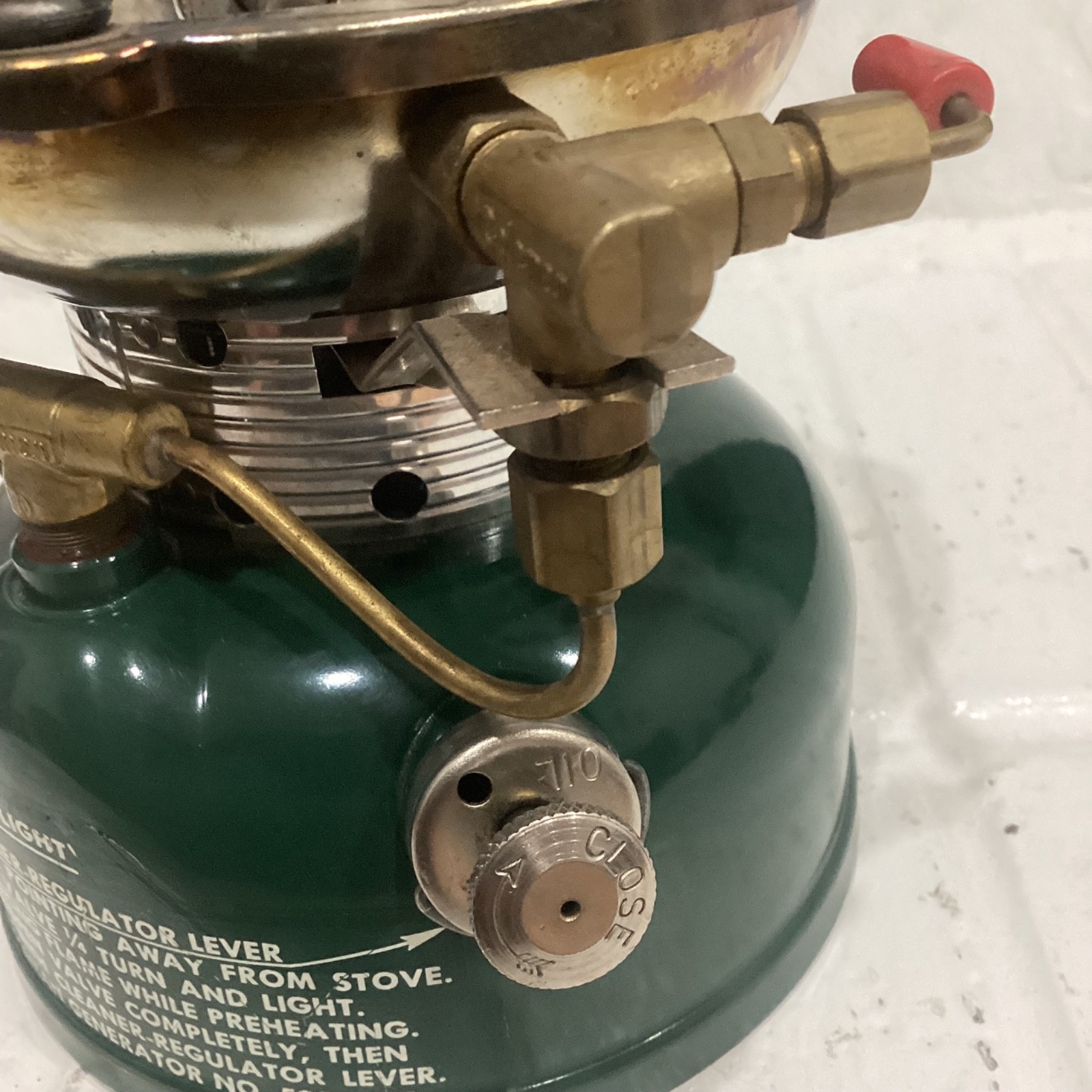 Vintage 60’s 1962 Coleman Model 502 Sportster One Burner Camping Stove