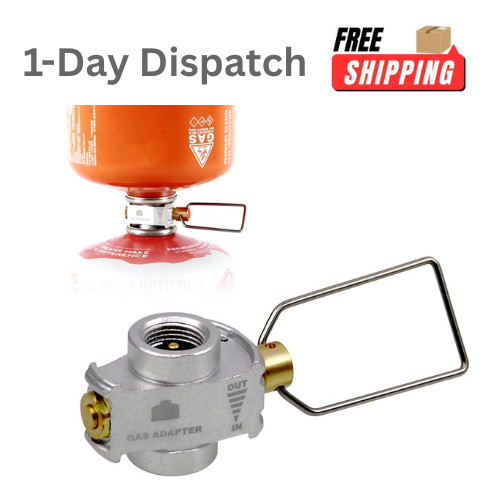 Camping Gas Canister Refill Adapter – Portable Fuel Transfer