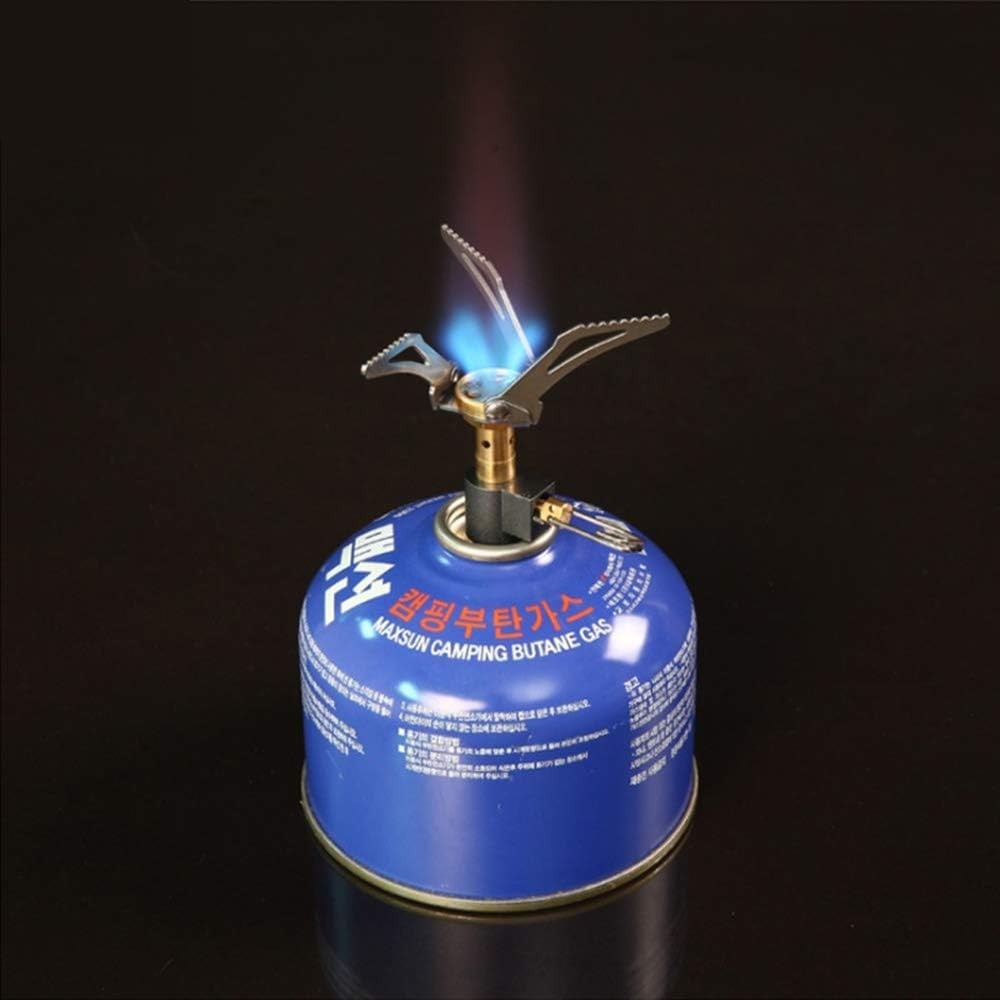 2600W Compact Backpacking Stove Lightweight Gas Powered for Hiking and Picnics