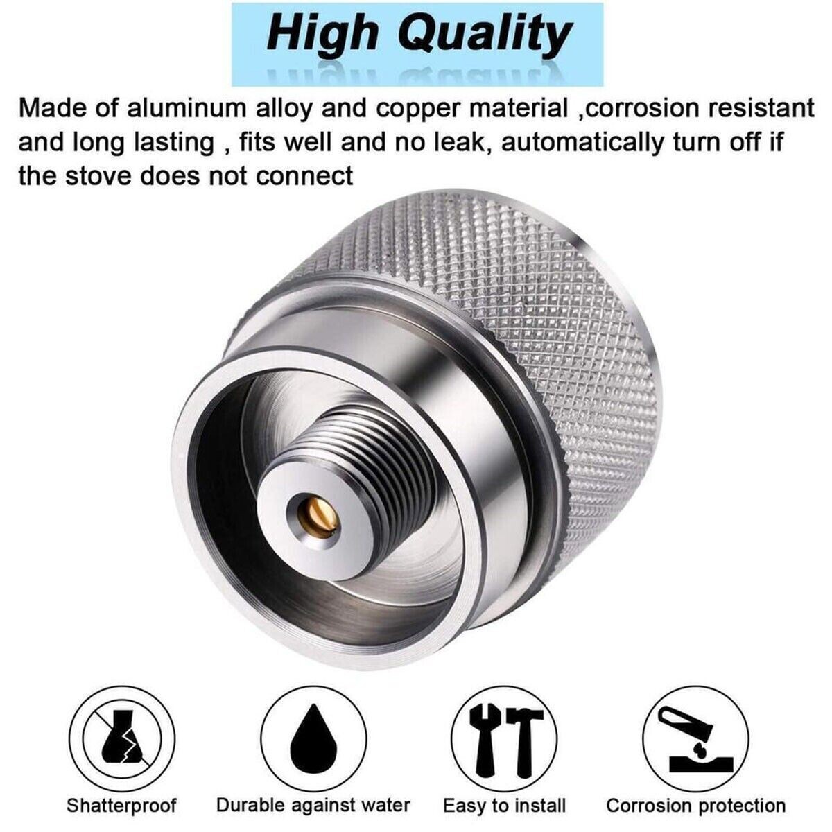 3cm Gas Refill Adapter Stove Cylinder Butane Canister/Tank/Outdoor Camping BBQ