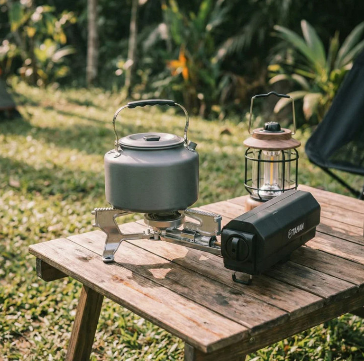 Foldable Compact Lightweight 2600W Outdoor Single Burner Camping Stove