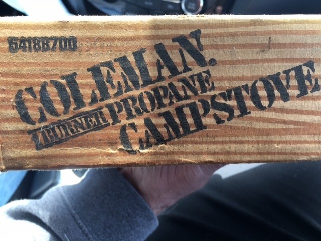 Vintage Coleman 5418 Single Burner Propane Camp Stove 5418a700 Vintage W/ Box