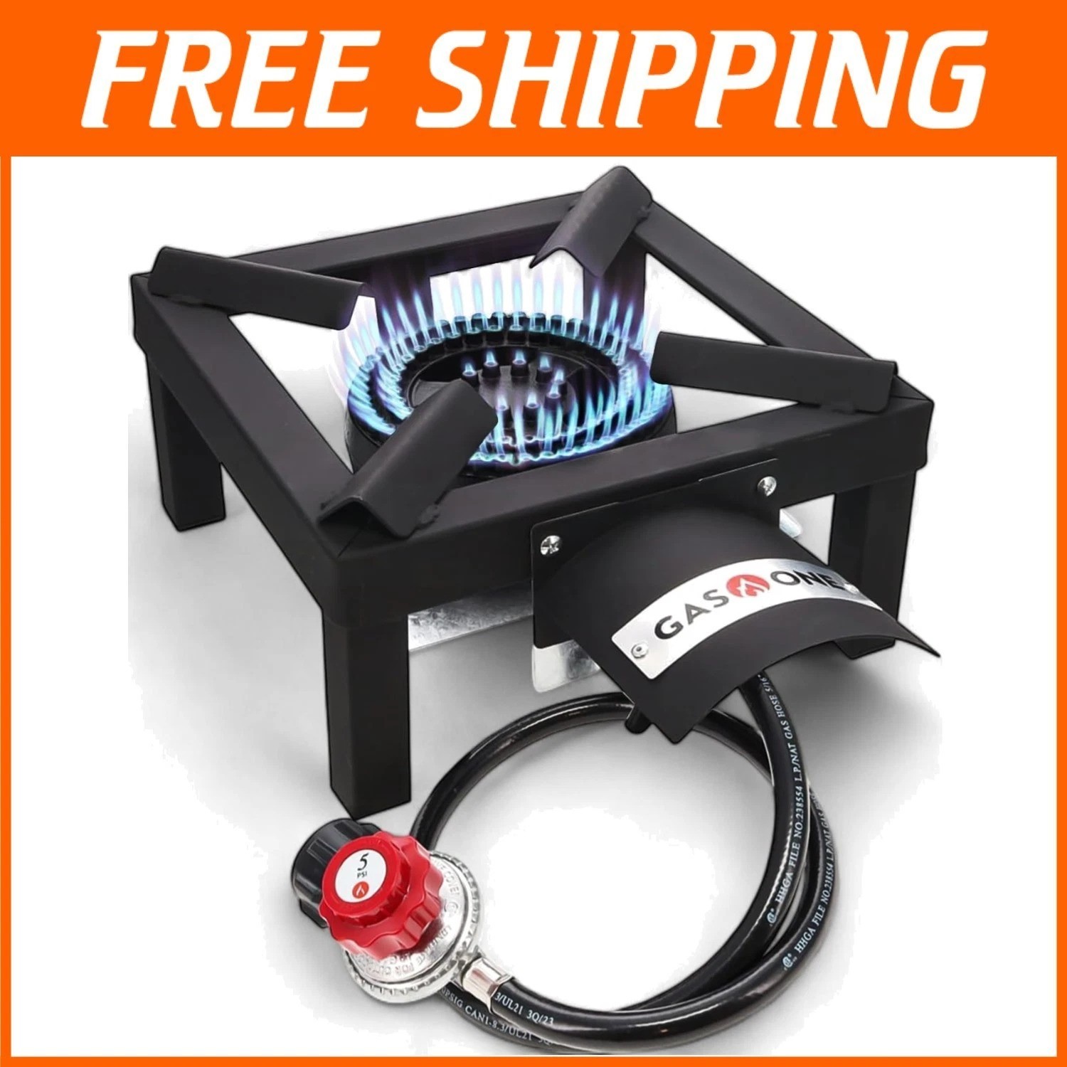 Outdoor Propane Burner – High-Output Single Stove