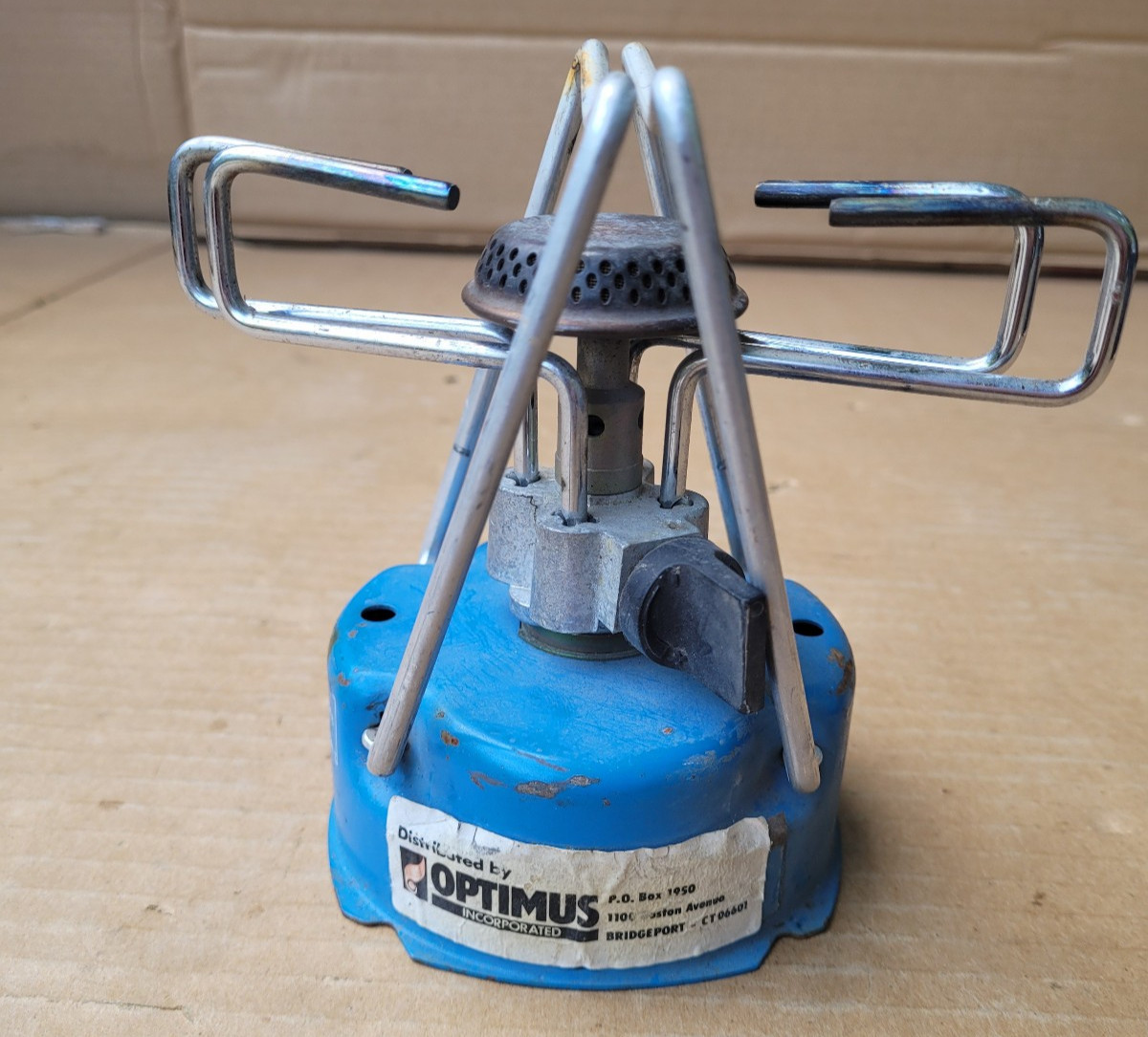 Vintage BLEUET 206 Butane Camp Stove Camping Gaz SINGLE BURNER, LIGHTWEIGHT
