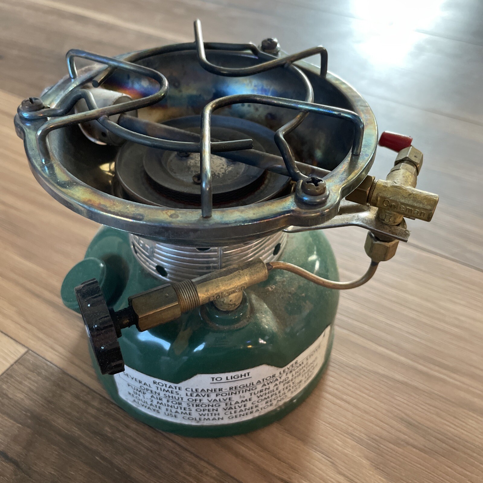 Vintage Coleman Sportster Single Burner Camping Cooking Stove Model 502-700 /Box