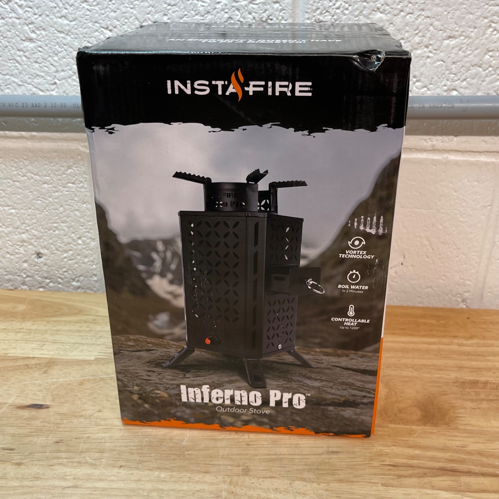 InstaFire Inferno Pro Stove Outdoor/Indoor Use Biomass Fire Starter Canned Heat