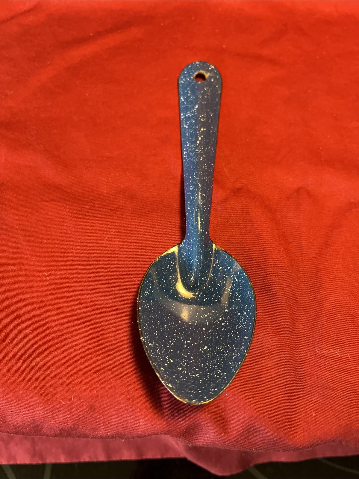 Enamel Camping Plate Serving Spoons & Crow Canyon Spoons Mixed Lot of 6 GUC