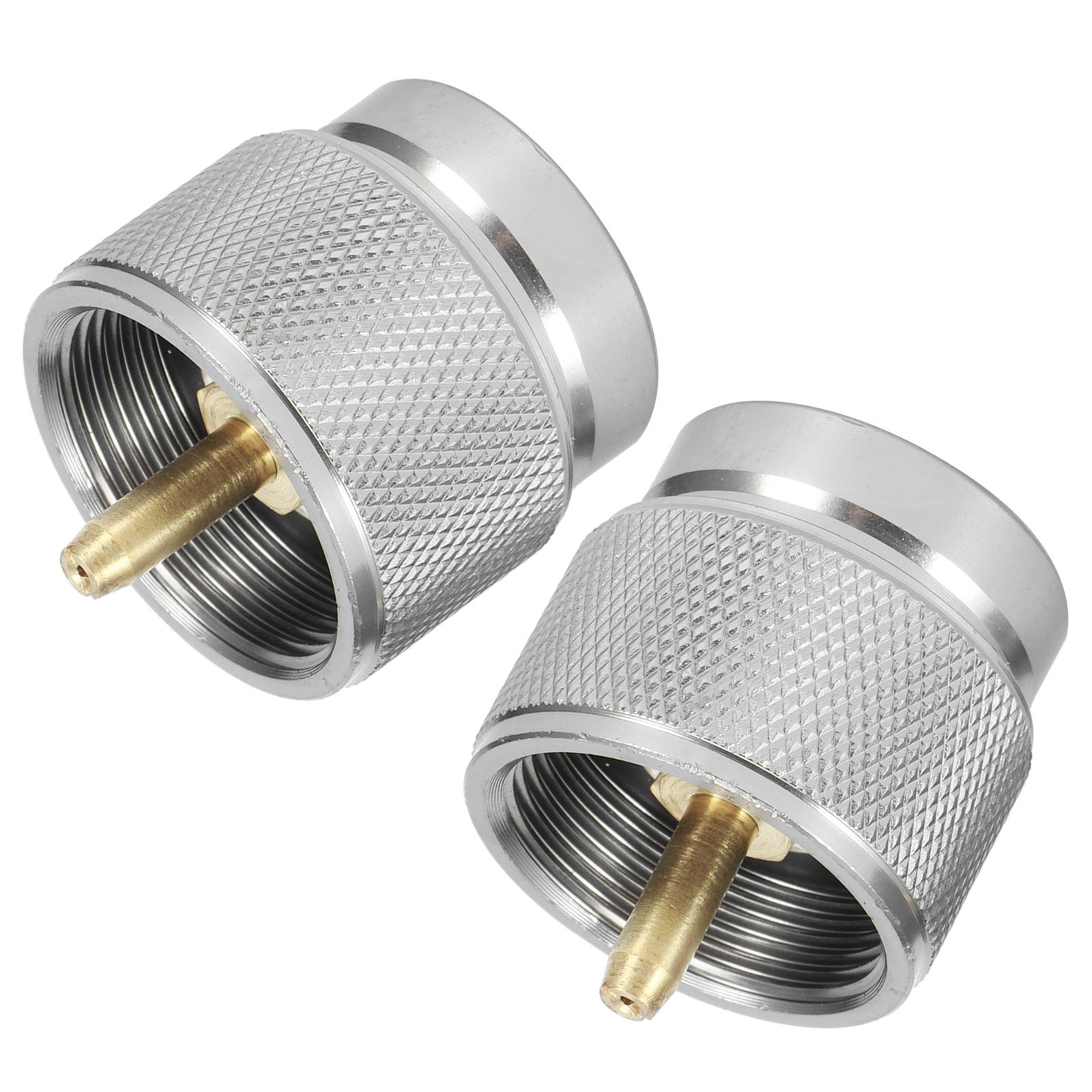 2Pcs G3/4 DN20 FNPT Outdoor Camping Stove Flat Tanks Converter Gas Charging