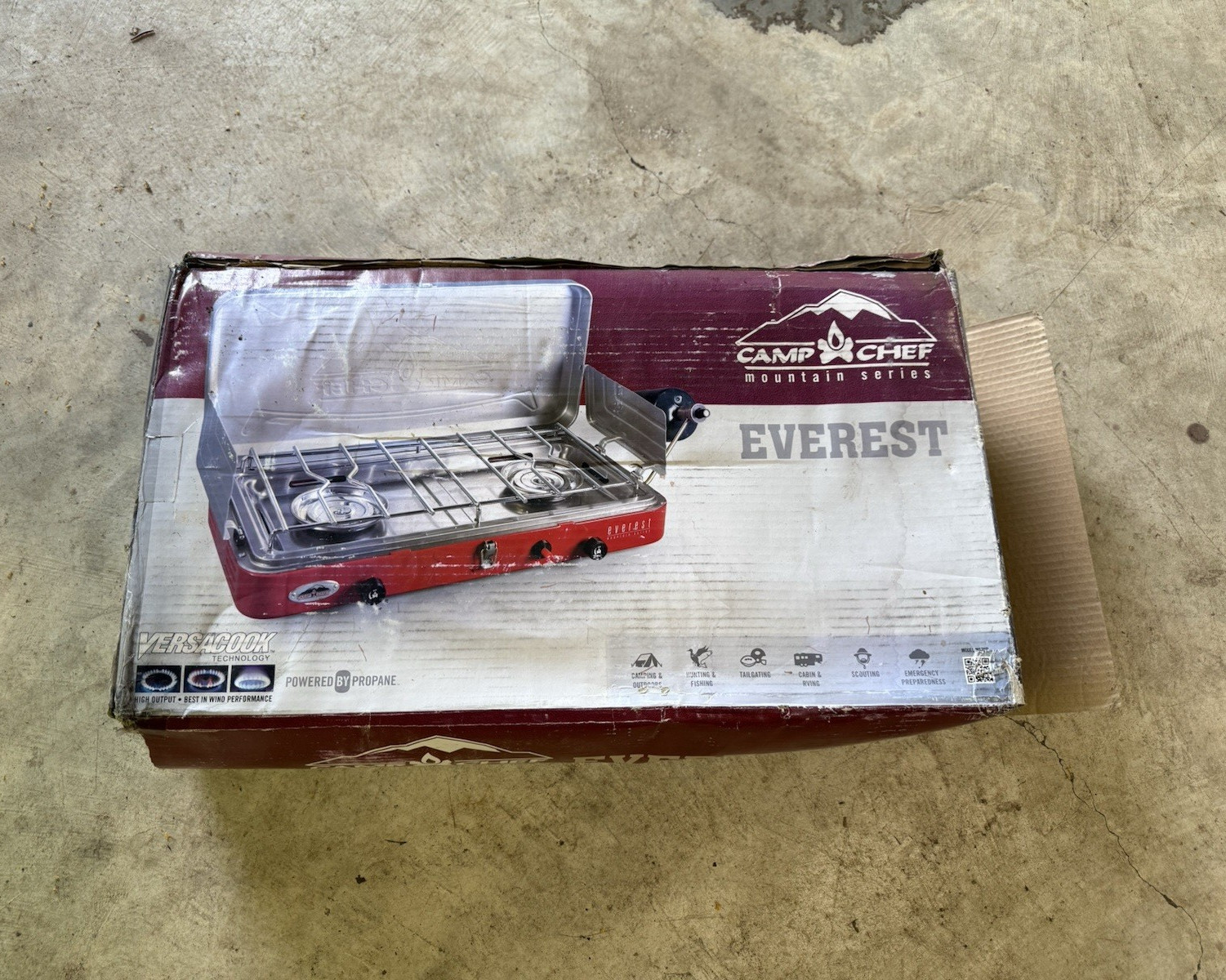 Camp Chef Everest 2X 2-Burner Propane Stove 20000 BTU
