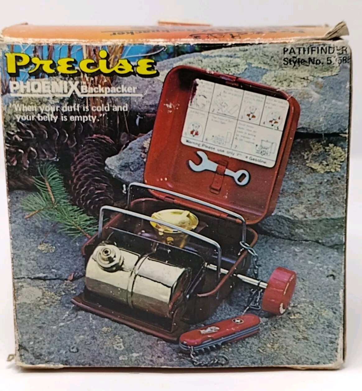 VTG Precise Phoenix Backpacker Camp Stove Gas Mini Portable Camping IN BOX 53585