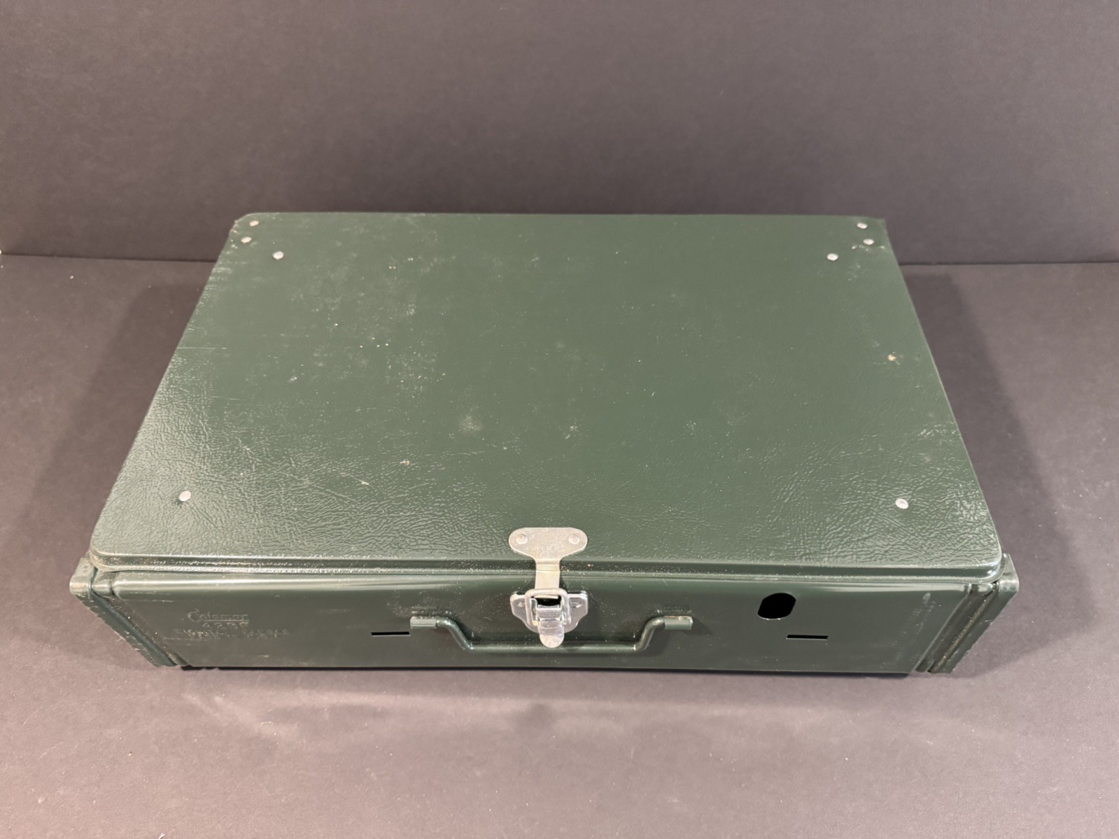 Vintage Coleman 425F499 Two Burner Camp Stove Fuel Gas Red Tank-NEW IN BOX