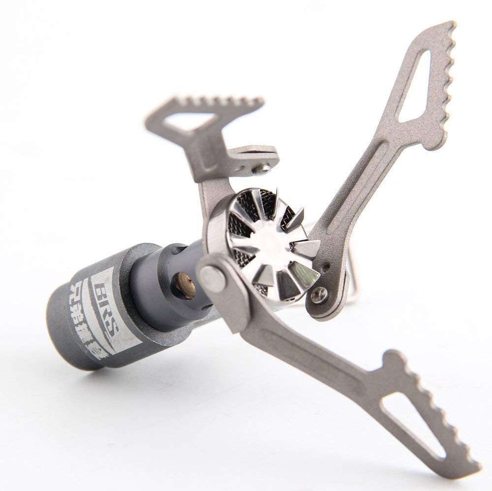 BRS Outdoor BRS-3000T Ultra-Light Titanium Alloy Miniature 1 Stück, Gray
