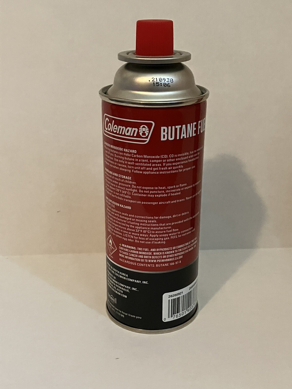 2 Cans 8.8 Oz Of Coleman Butane Stove Camp Fuel