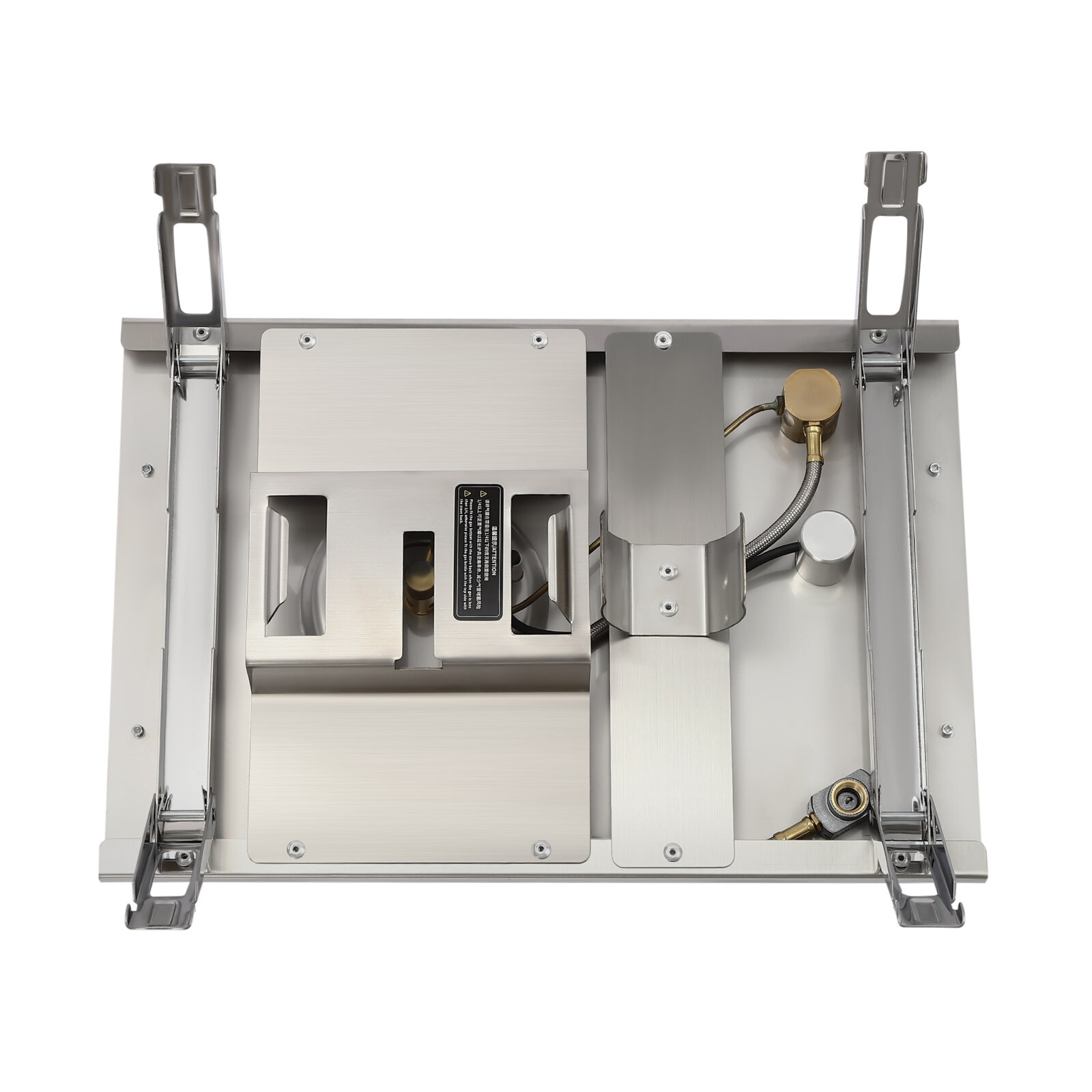 Portable 13,648 BTU Gas Stove, Stainless Steel, Single-Burner, Camping Stove NEW