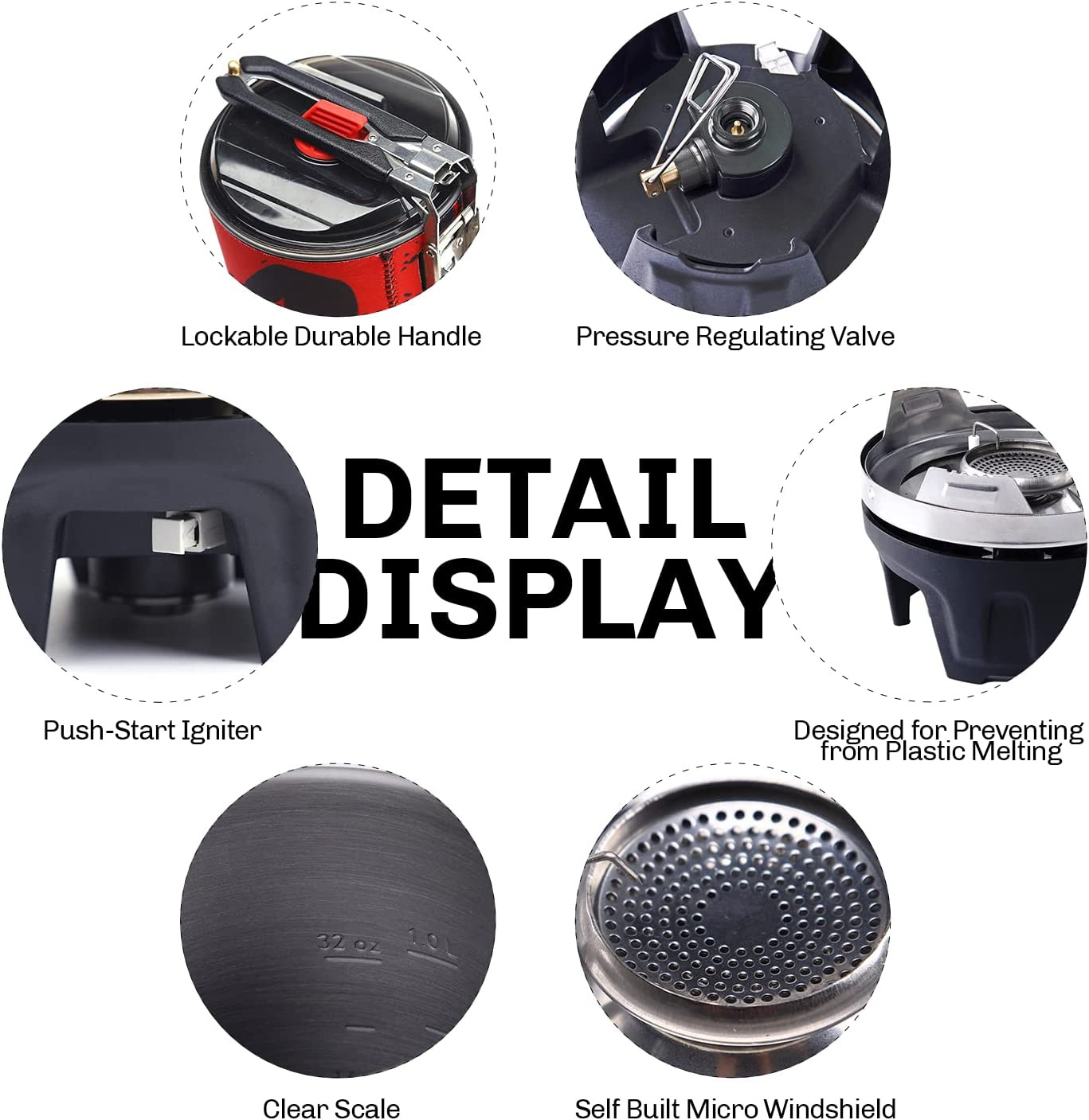 Fire Maple Polaris Cooking System | Portable Camping Backpacking Stove with Micr