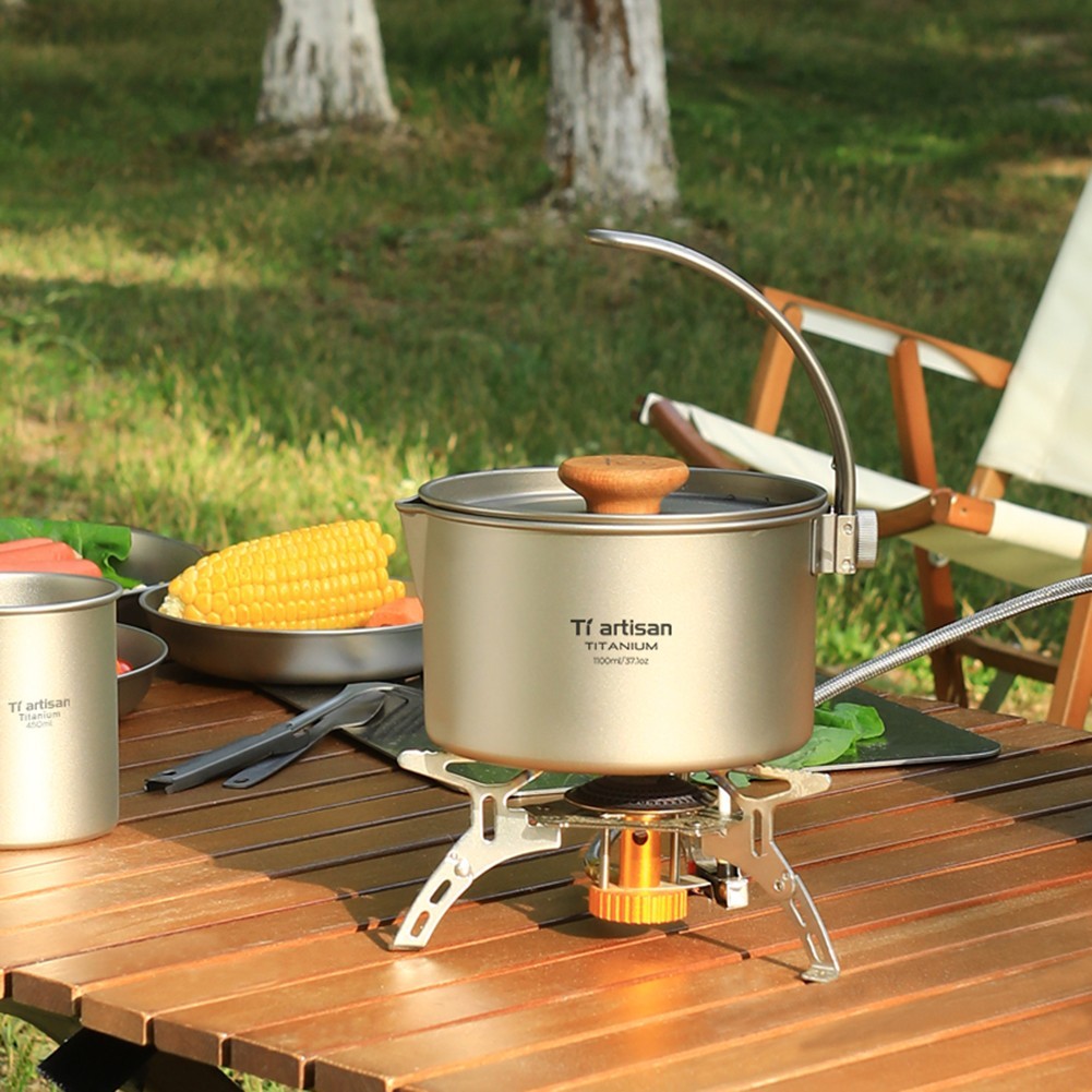 High Quality Hanging Pot Storage Sack Camping Pot Dismantling Picnic Cookware