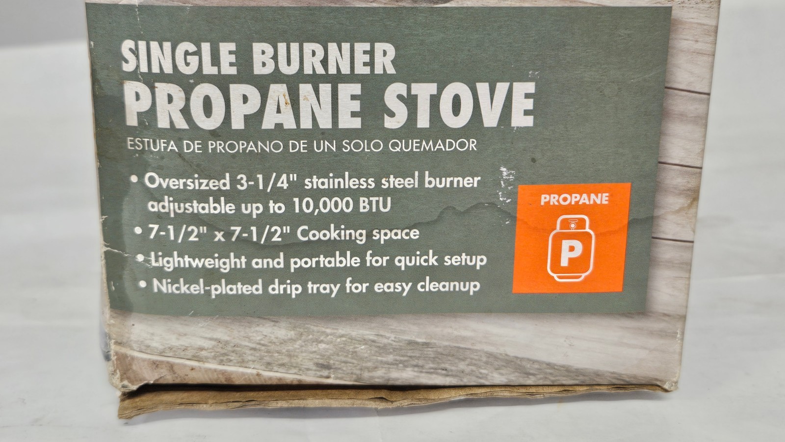 Ozark Trail Single Burner Backpacking Propane Stove ~ New Open Box