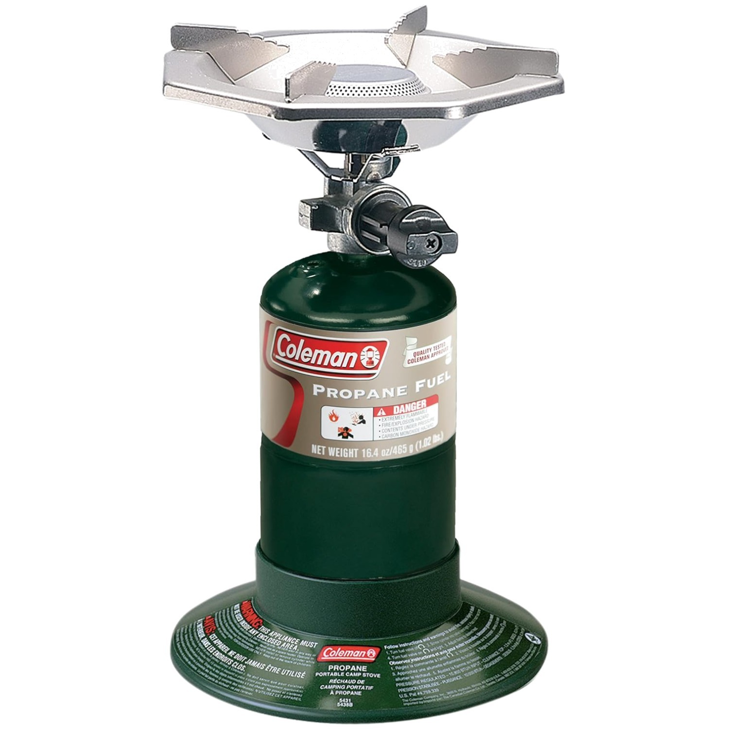 Coleman Bottletop Propane Stove – Camping Cooker, 7650 BTUs