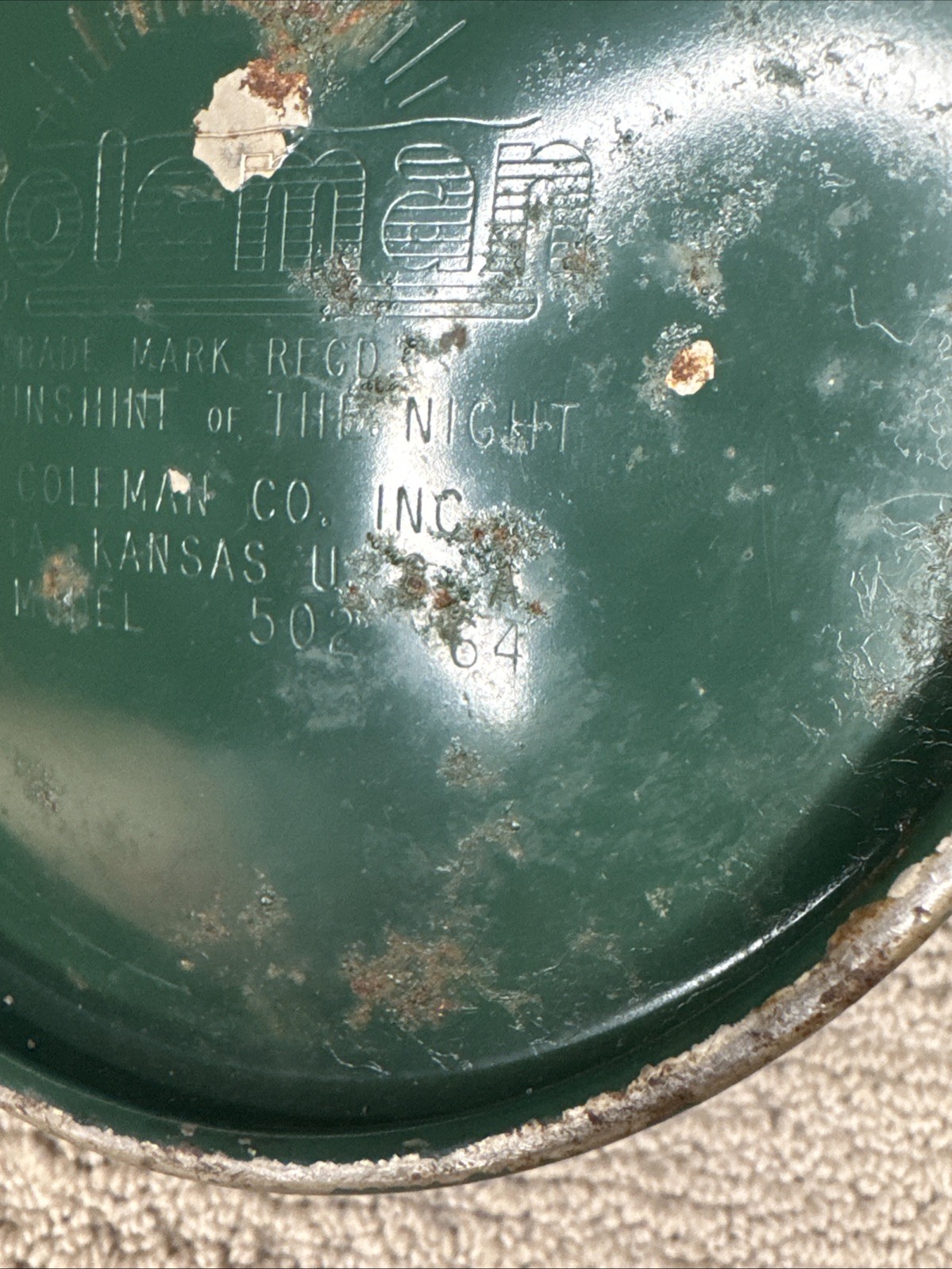 Vintage Coleman 502 Green Sportster Camp Stove May 1964 Model