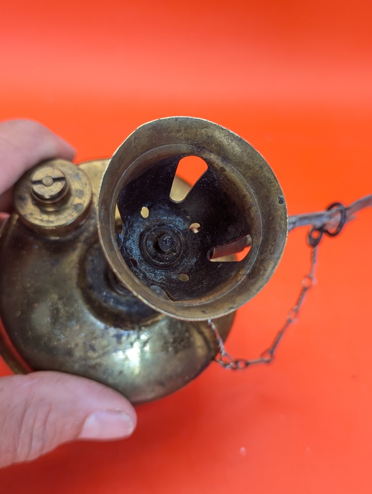 Vintage Primus 71 Pocket Stove Alcohol Fuel Brass/Metal Portable 1 Burner
