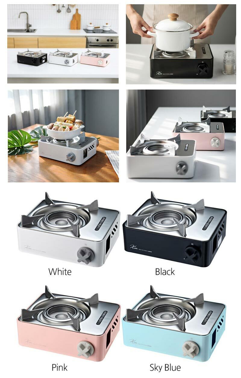 KOVEA X-ON Mini Gas Stove Burner (KGR-2007) Portable Camping Box Shaped Design